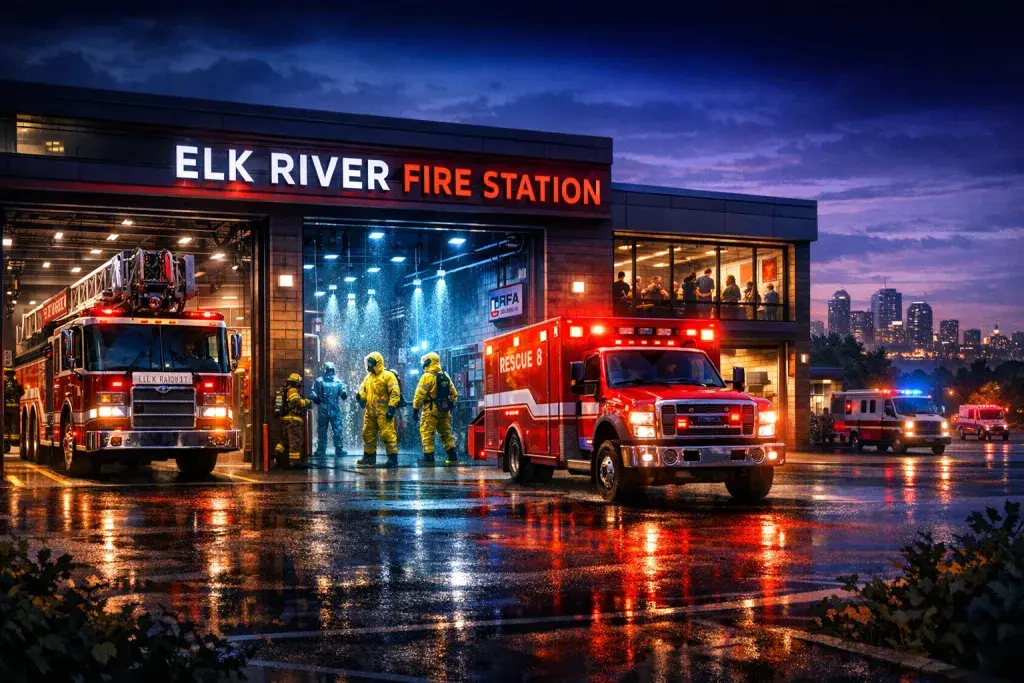 Elk River Advances Plans for Modern Fire Station with Decontamination and Training Hubs