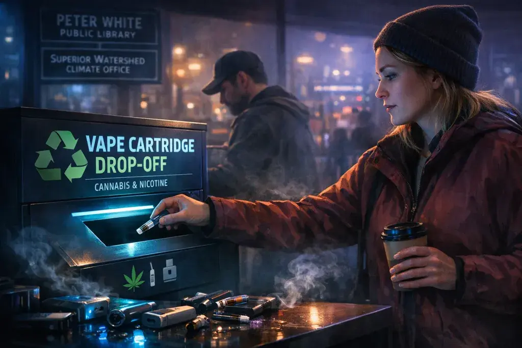 Marquette Partners Launch Vape Cartridge Drop-Offs to Curb Landfill Pollution
