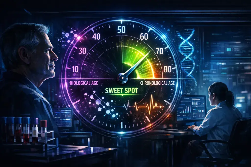 Sweet Spot Clock Measures Biological Age Beyond Chronological Years