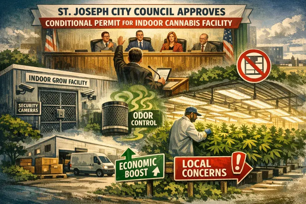 St. Joseph City Council Approves Conditional Permit for Indoor Cannabis Cultivation Facility