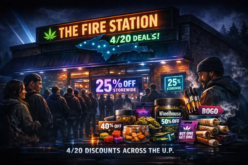 The Fire Station Launches 4/20 Discounts Across Upper Peninsula Locations
