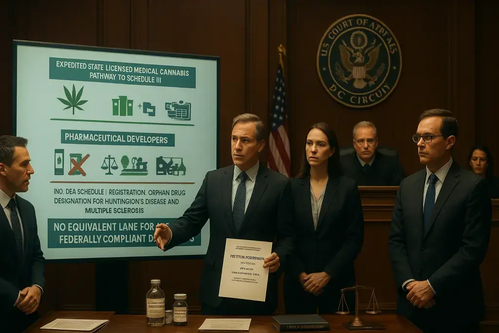 Pharma-Pathway Cannabis Developer Challenges DEA Rescheduling Order in Federal Court