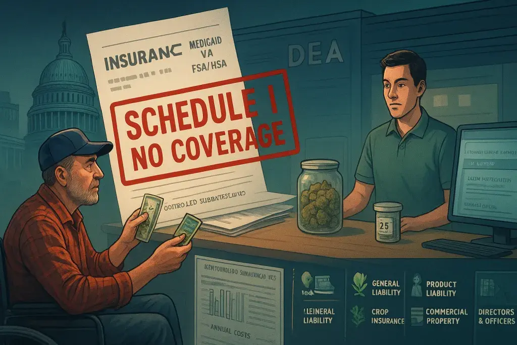 Federal Scheduling Blocks Health Insurance Coverage for Medical Cannabis Patients