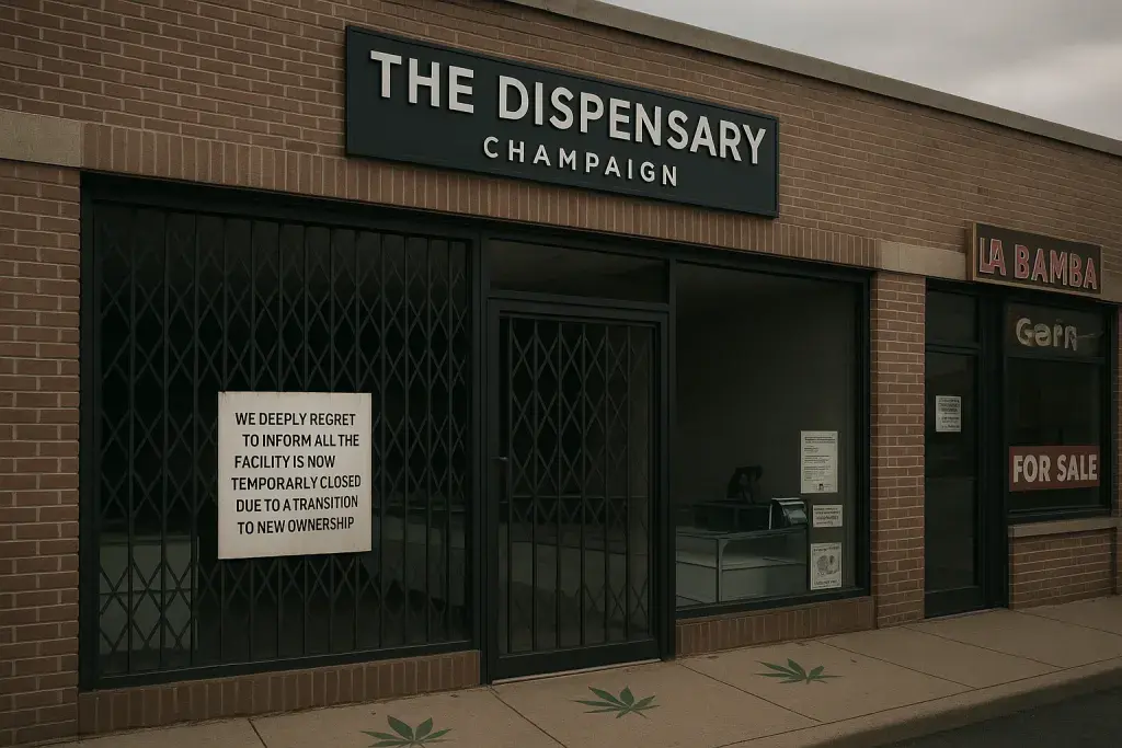 Champaign Dispensary Closes as Ownership Transition Reshapes Illinois Location