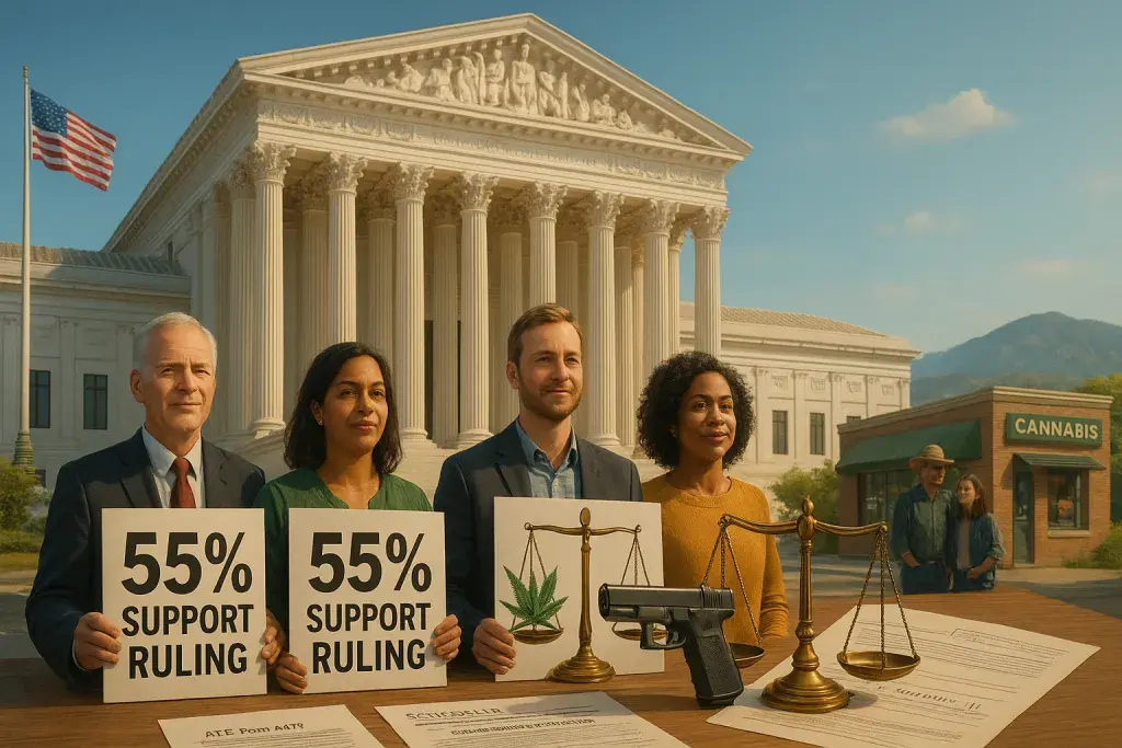 Bipartisan Poll Backs Supreme Court Ruling on Marijuana Users' Gun Rights