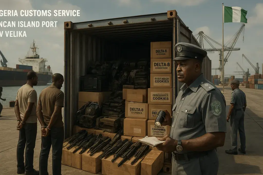 Nigerian Customs Seizure Exposes Cannabis Trafficking Through Port Channels
